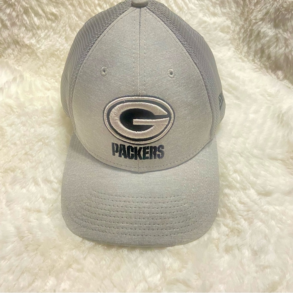 New Era Packers Gray Cap with Logo